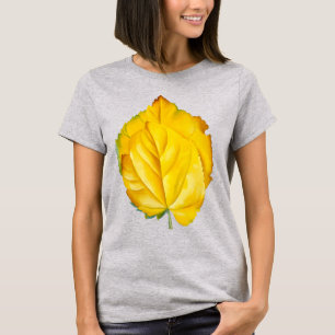 T-shirt 2 Feuilles jaunes   Georgia O'Keeffe  