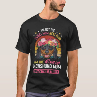 T-shirt 2 Je ne suis pas la gentille maman d'à côté Je sui
