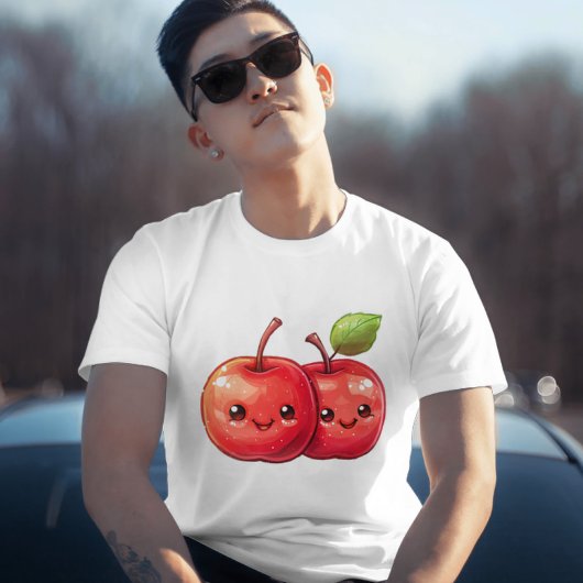 T-shirt 2 jolies pommes kawaii