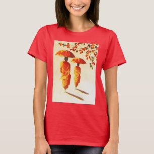 T-shirt 2 moines bouddhistes laotiens