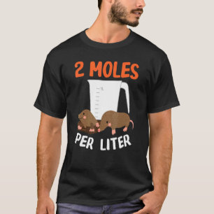 T-shirt 2 Moles par litre de chimie animale