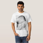 T-shirt 2 Photo Custom Double Sided  (Devant entier)