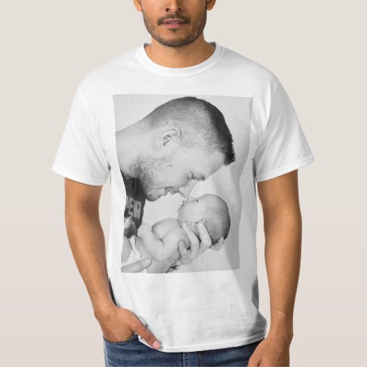 T-shirt 2 Photo Custom Double Sided  (Devant)