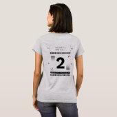 T-shirt 2 Weekend Restant Drôle Programmeur Codage (Dos entier)