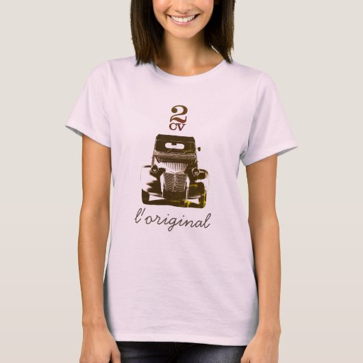 T-shirt 2CV classique L'original (Devant)