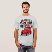 T-shirt 2cv La vie est belle (Devant entier)