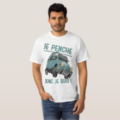T-shirt 2CV penché (Devant entier)