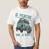 T-shirt 2CV penché (Devant)