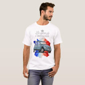 T-shirt 2CV Reine de l'automobile (Devant entier)