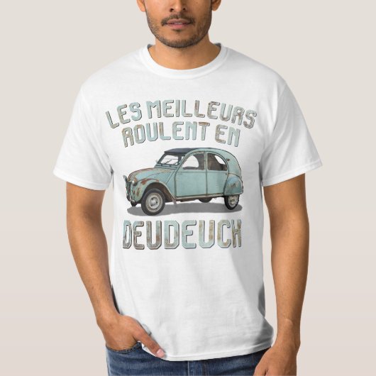 T-shirt 2CV Rouille (Devant)