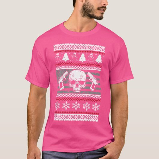 T-shirt 2E Amendement Fausses armes de Noël (Devant)