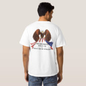 T-shirt 2e amendement Oreiller (Dos entier)