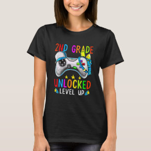 T-shirt 2e année débloquée monte en niveau rentrée scolair