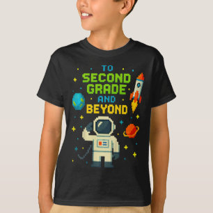 T-shirt 2e année et au-delà Astronaut Space Boys Gamer Fi