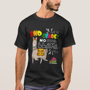 T-shirt 2e année pas de problème Llama Llama premier jour
