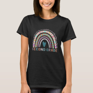 T-shirt 2e année Rainbow Girls Boys Teacher Team 2e G