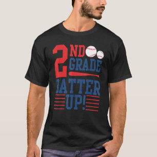 T-shirt 2e année Retour à l'école 2e année Batterie vers l