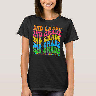 T-shirt 2e année Retour à l'école Enseignants Hommes Femme