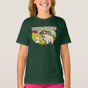 T-shirt 2e anniversaire de l'enfant Aujourd'hui, je suis d