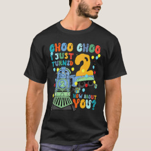 T-shirt 2e anniversaire de train parti Choo Choo I Turc 2