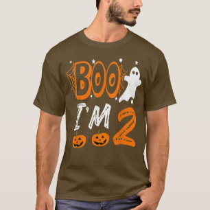 T-shirt 2e anniversaire Enfants Boo Je suis 2 deux ans Fan