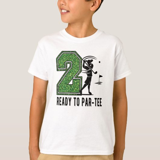 T-shirt 2e anniversaire Gift Golf Player 2 année Vieux gar (Devant)