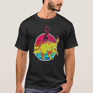 T-shirt 2e anniversaire I Parasaurolophus I Famille Corres