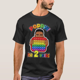 T-shirt 2E Anniversaire Pop It Fidget Boy African American
