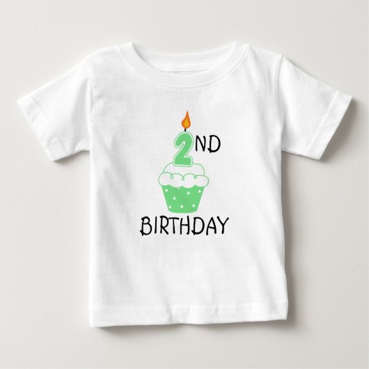 T-shirt 2e anniversaire pour enfants (Devant)