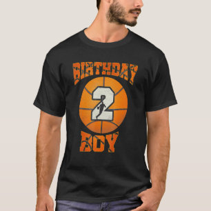 T-shirt 2e anniversaire tenue garçon basket-ball 2e année