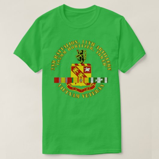 T-shirt 2e Bataillon 11e Artillerie 105mm (Design devant)