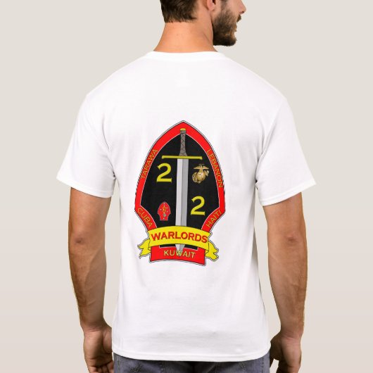 T-shirt 2e Bataillon 2e Marines (Dos)