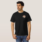 T-shirt 2e Bataillon 8e Régiment Texas State Guard Black (Devant entier)