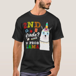 T-shirt 2e classe no prob llama