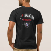 T-shirt 2e division d'infanterie "Indianhead" Custom (Dos)