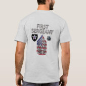 T-shirt 2e division d'infanterie Premier sergent (Dos)