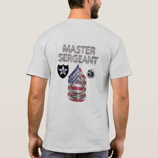 T-shirt 2e division d'infanterie Sergent-maître (Dos)