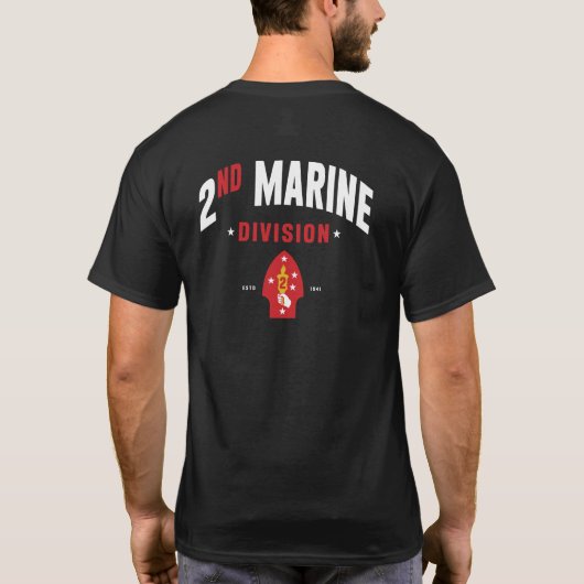 T-shirt 2e division maritime "Le Silent Second" (Dos)