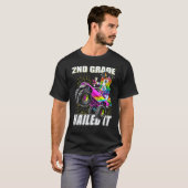 T-shirt 2e grade Nail It Unicorn Monster Camion Graduati (Devant entier)