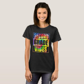 T-shirt 2e Grade Vibes - 2e Grade Team (Devant entier)