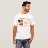 T-shirt 2e Infanterie du Wisconsin (BH) (Devant entier)