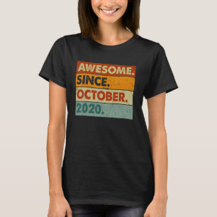 T-shirt 2e jour de Birthday 2 Years Old Awesome Since Octo