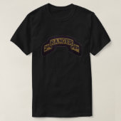 T-shirt 2e Ranger Bat Scroll U.S Army Green (Design devant)