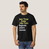 T-shirt 2ème amendement logique Tee (Devant entier)