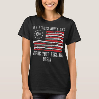 T-shirt 2ème amendement Sentiments Amérique USA Patriotiqu