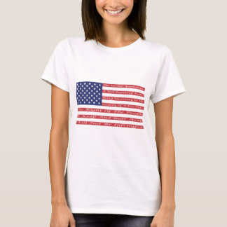 T-shirt 2ème Drapeau d'amendement