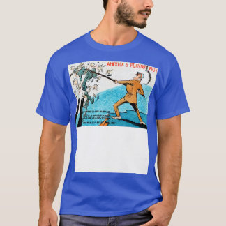 T-shirt 2ÈME GUERRE MONDIALE Amérique Playboy FDR