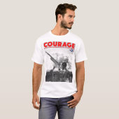 T-shirt 2ÈME GUERRE MONDIALE COURAGE - F6F-3 Hellcat (Devant entier)