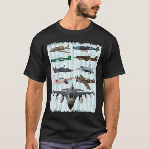 T-shirt 2ÈME GUERRE MONDIALE Planes Warbirds P51 Mustang S