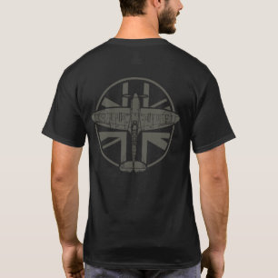 T-shirt 2ÈME GUERRE MONDIALE Spitfire RAF 004 Dark Green